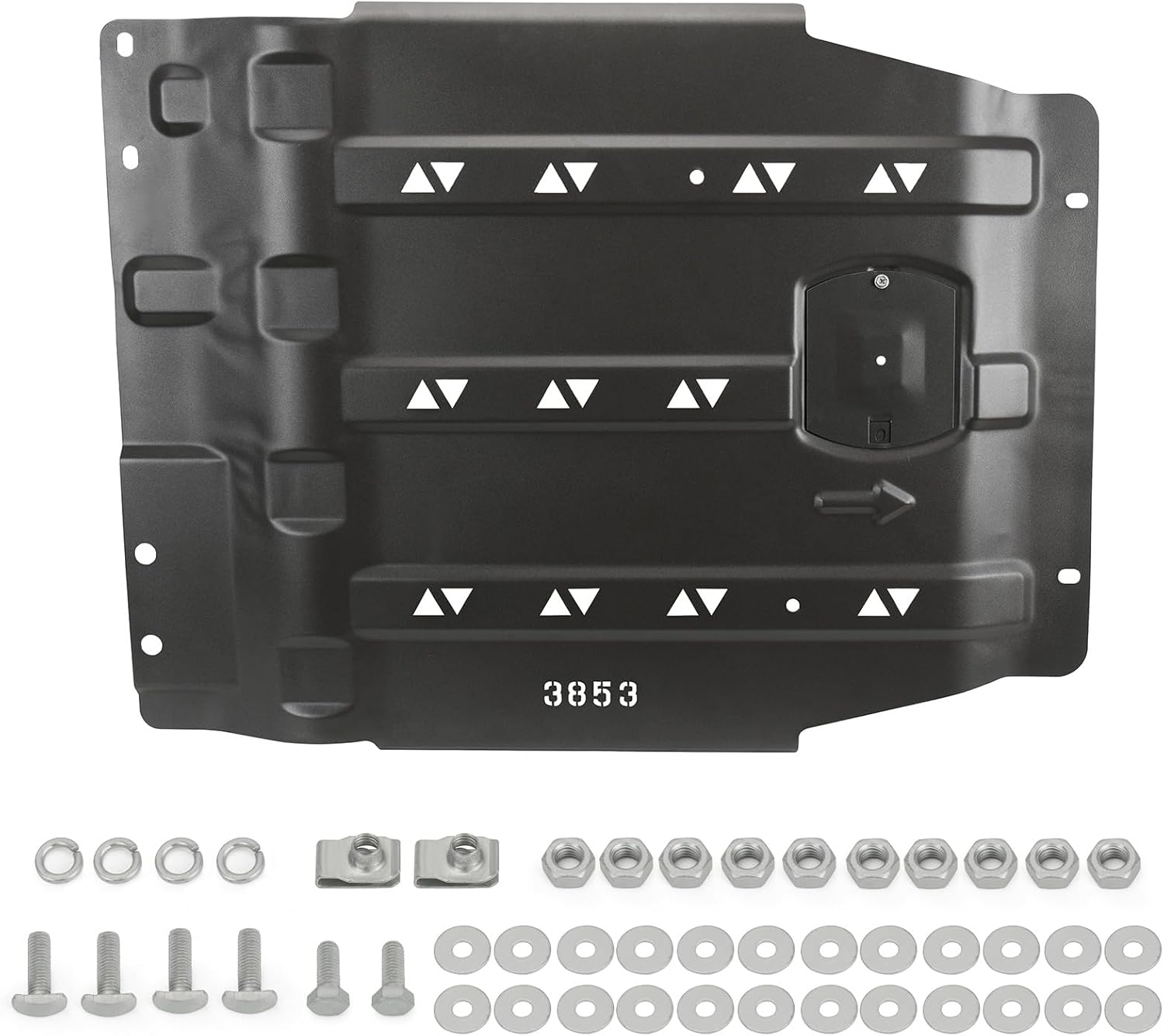 Transmission Protection Plate for 2015-2022 Ford F150, Heavy-Duty Skid Plate Engine Splash Guard Replacement - view 2