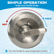 Replacement for Delta Classic 13 Series Single-Function Trim Kit T13010 Shower Handle for Delta - view 6