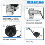 S97009796 Bathroom Fan Motor Blower Assembly 120V for Broan NuTone Bulb Heaters 162-E G - view 4