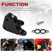 LS Engine Oil Cooler Adapter Kit 10AN Oil Inlet Outlet for Turbo Oil Supply - view 5