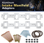 Rectangle Intake Manifold Adapter Plates for LS1 Cathedral Port Cylinder Head to LS3 LSA - view 3