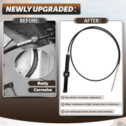 12FT 14FT 15FT 18FT 19FT Mechanical Rack and Pinion Steering for Seastar SH5210P SH5230P - view 6