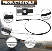 12FT 14FT 15FT 18FT 19FT Mechanical Rack and Pinion Steering for Seastar SH5210P SH5230P - view 4