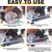 36mm Torque Multiplier Tool for Classic VW Beetle Axle and Flywheel Nuts - view 6
