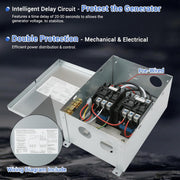 50 Amp Automatic Transfer Switch for RV Speedboats Camping Van 120/240 VAC 50Amp Dual - view 5