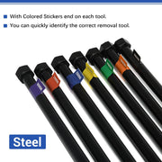 7-Piece Spare Tire Retrieval Removal Tool Kit Lower and Raise - view 6