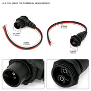 1865120 MKR-28 Trolling Motor Plug Receptacle Combo and 1865115 MKR-27 for Minn Kota 12/24/36V/48V - view 4