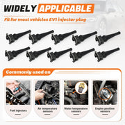 10-Piece EV1 Fuel Injector Connectors For many cars EV1 Injector Plug - view 6