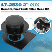 17-2530 Remote Fuel Tank Filler Neck Straight With Billet Aluminum for 2-Inch Filler Hose - view 3