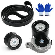 Serpentine Belt Tensioner Idler Pulley Drive Kit 4.6L 5.7L for Lexus LX570 GX460 Toyota - view 2