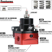 Adjustable Fuel Pressure Regulator Kit 3-70PSI With 6AN Return - view 4