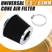 PTNHZ Universal Balck 2.5-Inch 63mm High Flow Cold Air Intake - view 3