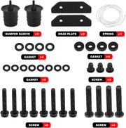 Oversized Spare Tire Tailgate Reinforcement Kit for 18-23 Jeep Wrangler JL 82215356AB 82215356AC Carrier - view 6