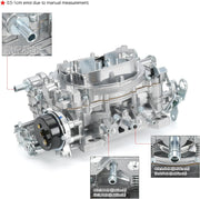 Carburetor 1906 AVS2 650 CFM 4-Barrel Carb with Electric Choke for Edelbrock 1906 AV2 - view 3