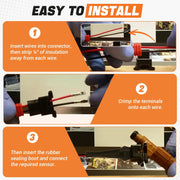 10-Piece EV1 Fuel Injector Connectors For many cars EV1 Injector Plug - view 5