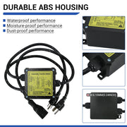 AC120V 15Amp Automatic Transfer Switch, Generator ATS Auto Transfer Switch (NEMA 5-15P/R) - view 4
