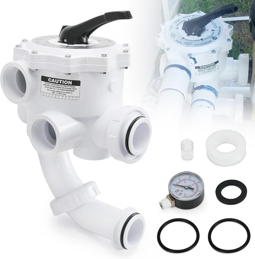 2-Inch Threaded Multiport Valve for FNS FNS Plus Nautilus Nautilus Plus Pool and Spa