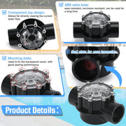 7235 Check Valve Replacement for Jandy 1-1/2-Inch to 2-Inch 180-Degree Check Valve Straight Through - view 4
