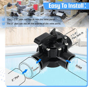 4715 3 Port 1-1/2 to 2-Inch Positive Seal NeverLube Valve for Jandy 1.5-Inch 3 - view 5