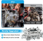 1405 600 CFM 4 Barrel Carburetor withManual Choke Carburetor for Corvette Silverado GMC Square - view 4