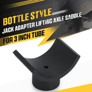 Steel Bottle Style Jack Adapter Lifting Axle Saddle for 3-Inch Tube Black - view 3
