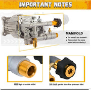 7108366 Pressure Washer Pump Manifold Replacement Kit for Simpson Cleaning Manifold for 510020 - view 4