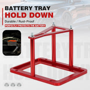 Universal Aluminum Billet Battery Tray Battery Hold Down Mount Relocation for Optima Group 34 - view 3