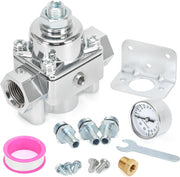 Fuel Pressure Regulator for Carburetors 4.5-9 PSI with Gauge - view 2