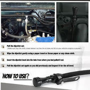 Stainless Flexible Engine Oil Dipstick for Chevy Big Block 1965-1990 Engines 396 402 427 - view 4