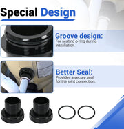 Pool Valve Adaptor Union Replacement Kit for Pentair Quad D.E Filter FNS Plus Filter - view 6