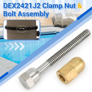 DEX2421J2 Clamp Nut and Bolt Replacement for Hayward Pro Grid Vertical DE Filter Models - view 3