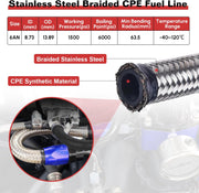 Adjustable Fuel Pressure Regulator Kit 3-70PSI With 6AN Return - view 6