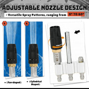3-in-1 Downstream Soft Wash Nozzle Adjustable Shooter Tip M5 Twist 1700-6000 PSI for 3-7 - view 6
