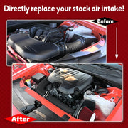 Cold Air Intake Kit withFilter and Heat Shield for 2011-2023 Charger/Challenger/300 3.6 V6 - view 5
