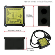 AC120V 15Amp Automatic Transfer Switch, Generator ATS Auto Transfer Switch (NEMA 5-15P/R) - view 3