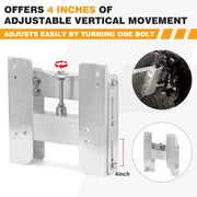 4-Inch Adjustable Jack Plate Manual Transom Set Back Jack Plate for Outboard Boat Motor - view 5