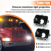 42437 Headlight Bucket Kit 5X7 Headlamp Bracket Mounting Kit for Chevrolet Express GMC Savana - view 5
