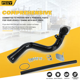 EGR Delete Kit High Flow Intake Elbow Exhaust Pipe Tube For 06-07 Chevy GMC