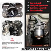 Billet Aluminum Cap withDrain Plug Fuel Filter Housing 6.6L for GM Duramax 6.6L V8 - view 4