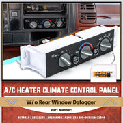599-007 AC Heater Control Panel Climate Control Module Switch Without for Chevy Truck GMC - view 3