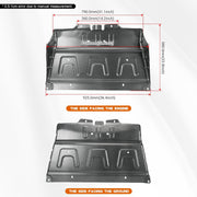Manganese Steel Splash Splash Panel Shield for 2015-2020 Ford F150 with Gasoline Engine Front - view 3