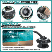 Top Valve Assembly Replacement Kit for 6-Way 1-1/2-Inch Hi-Flow Pool and Spa Multiport Valve - view 6