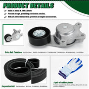 Drive Belt Tensioner Kit Replacement 3.5L 3.7L for Ford Edge Explorer Flex MKS MKT - view 4
