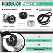 90K-39155 Serpentine Drive Belt Tensioner withPulley Kit for Nissan Altima 3.5 2007-2012 Maxima 2009-2015 - view 4