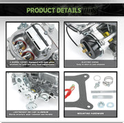 0-80457S Carburetor Replacement for Holley 600 CFM 4160 4 Barrel Street Warrior Electric Choke - view 4