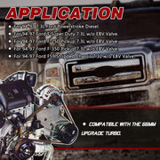Non EBPV Turbo Pedestal and Exhaust Housing 7.3L for Ford 7.3L Powerstroke Diesel 1994-1997 - view 3