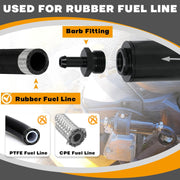 10 micron Inline Fuel Filter with Barb 1/2-Inch 3/8-Inch 5/16-Inch 50MM for Gasoline Diesel - view 4