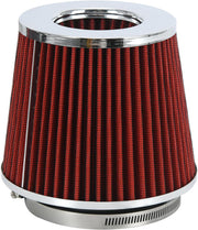 Universal Red 4-Inch 102mm High Flow Cold Air Intake Cone - view 2
