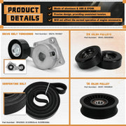 90K-38274A Serpentine Belt Drive Kit Tensioner and Idler Pulley for Ford Expedition F150 F250 - view 4