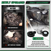Drive Belt Tensioner Kit Replacement 3.5L 3.7L for Ford Edge Explorer Flex MKS MKT - view 6